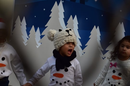 Children singing